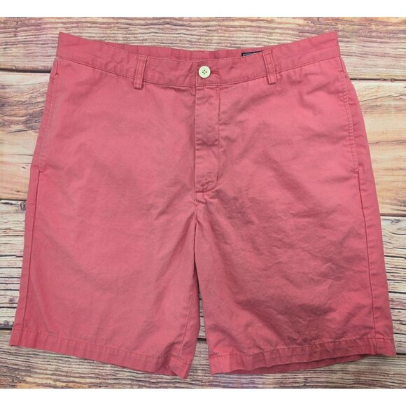 Vineyard Vines Club Short Mens 35 Pink Cotton Summer Shorts - Picture 1 of 7